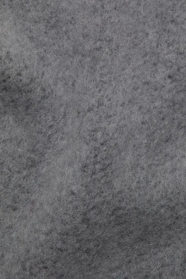 Acne Studios Fringed Scarf Logo Label Blackgrey Man Scarves