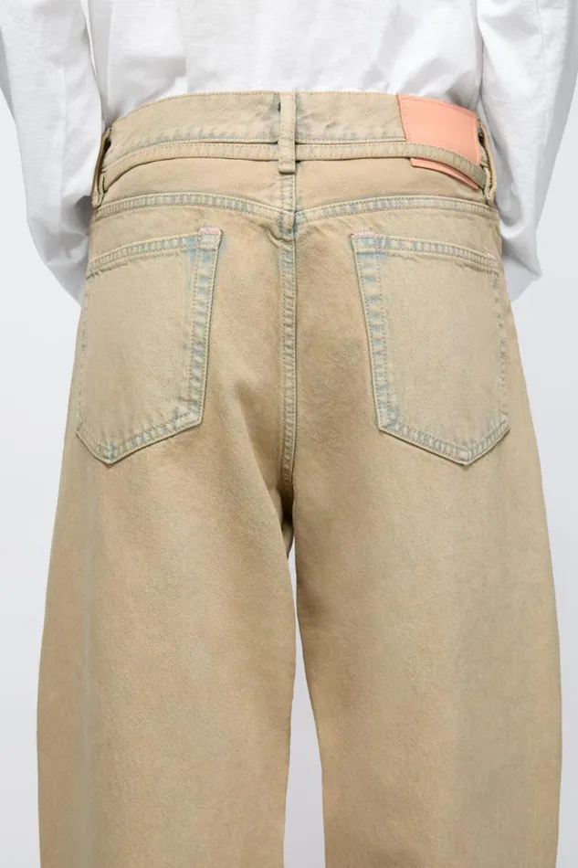 Acne Studios Loose Fit Jeans 8211 1991 Toj Light Sand Woman Jeans