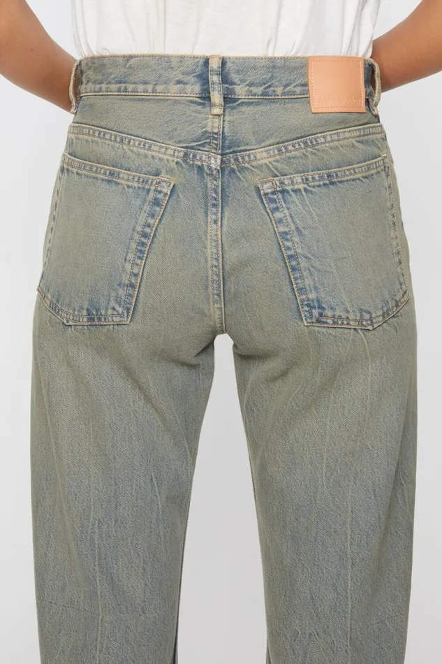 Acne Studios Loose Fit Jeans 8211 2021F Bluebeige Woman Jeans