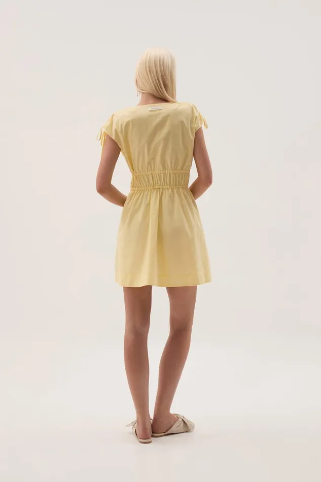 Aje Dresses Marley Mini Dress Lemon 8211 Women Aje Dresses Marley Mini Dress Lemon 8211 Women