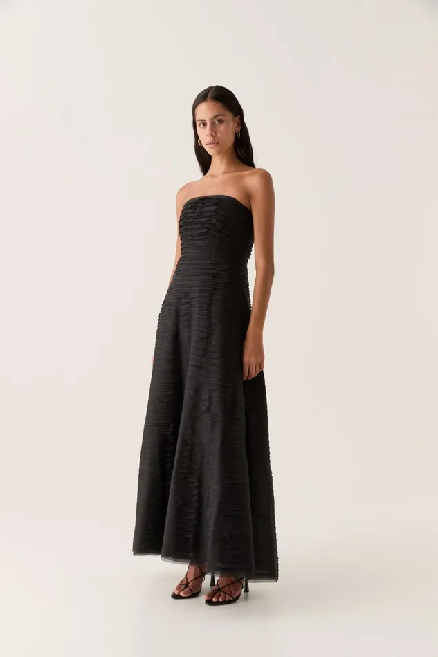 Aje Dresses Soundscape Maxi Dress Black 8211 Women Aje Dresses Soundscape Maxi Dress Black 8211 Women