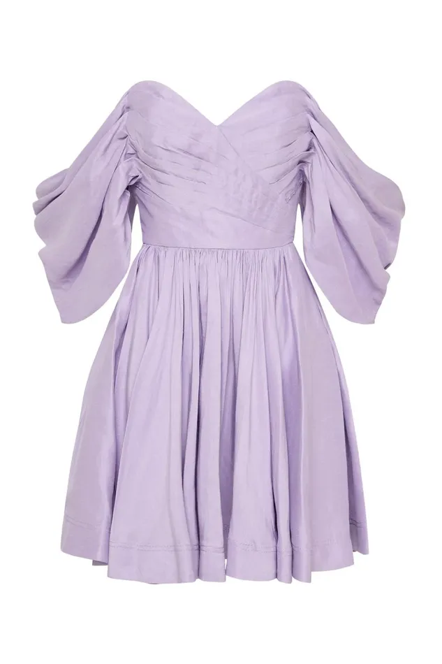 Aje Dresses Zorina Sweetheart Mini Dress Lilac 8211 Women Aje Dresses Zorina Sweetheart Mini Dress Lilac 8211 Women