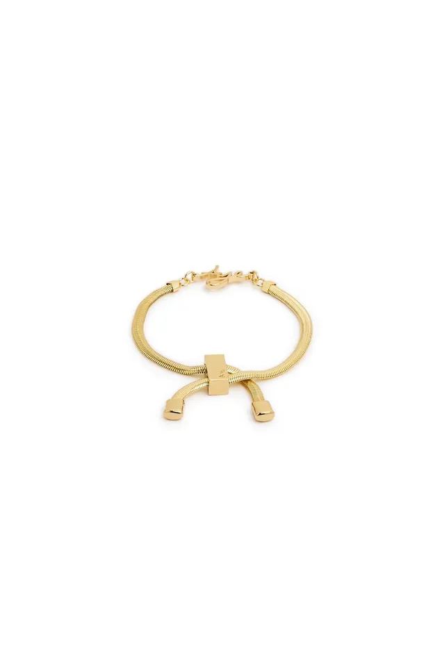Aje Jewelry Lydie Logo Bracelet Gold 8211 Women Aje Jewelry Lydie Logo Bracelet Gold 8211 Women