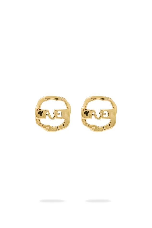 Aje Jewelry Rapids Logo Stud Gold 8211 Women Aje Jewelry Rapids Logo Stud Gold 8211 Women