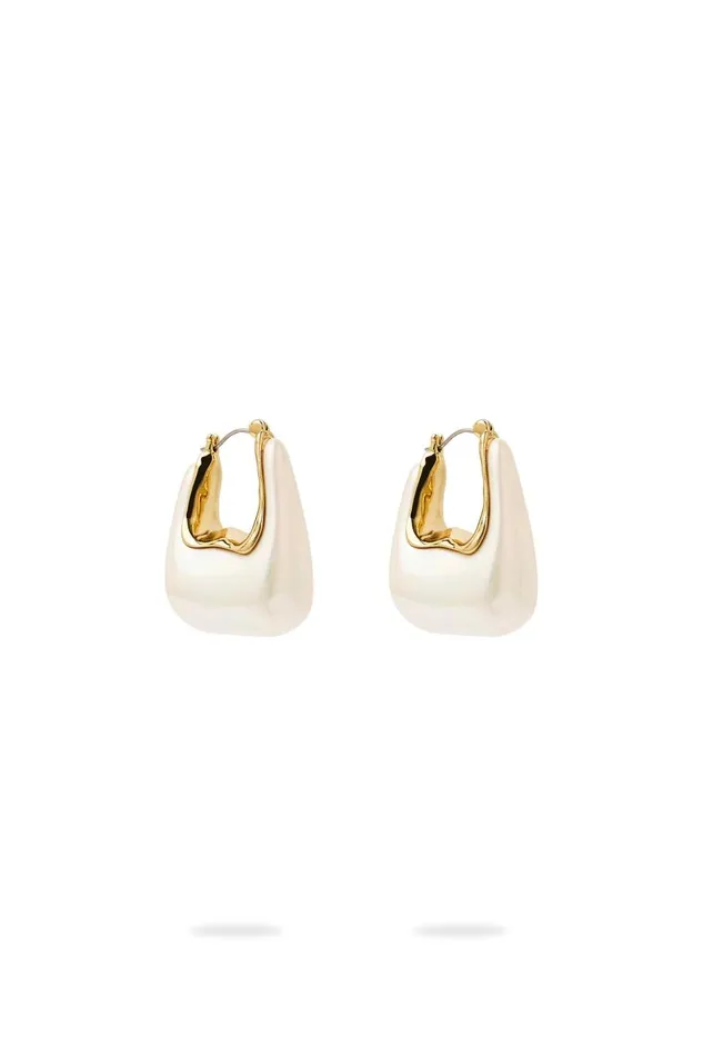 Aje Jewelry Starlight Hoop Resin Whitegold 8211 Women Aje Jewelry Starlight Hoop Resin Whitegold 8211 Women