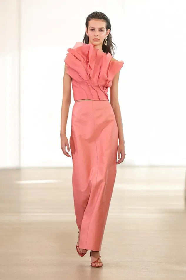 Aje Skirts Mary Column Maxi Skirt Guava Pink 8211 Women