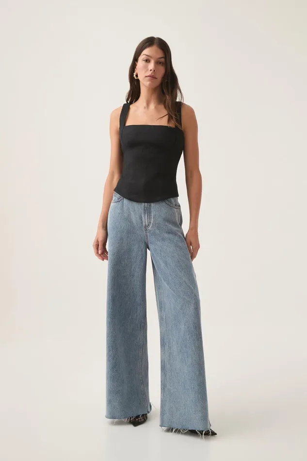 Aje Tops Clover Corded Top Black 8211 Women