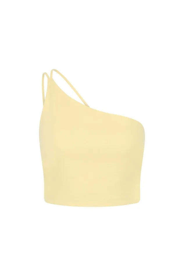 Aje Tops Eden Tie Back Top Lemon 8211 Women Aje Tops Eden Tie Back Top Lemon 8211 Women