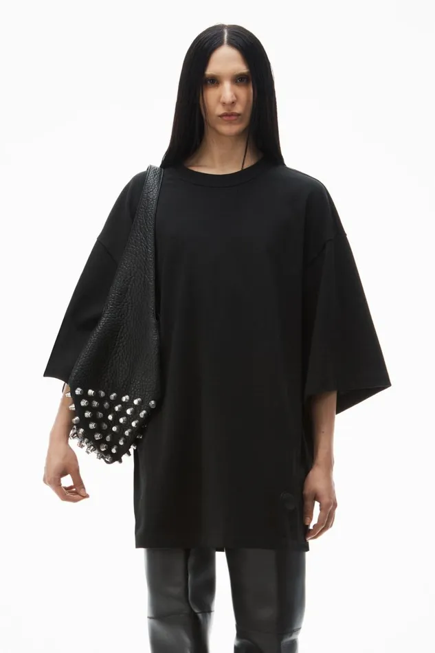 Alexander Wang UnisexWomenMen Oversize DropSleeve Tee In Japanese Cotton Jersey