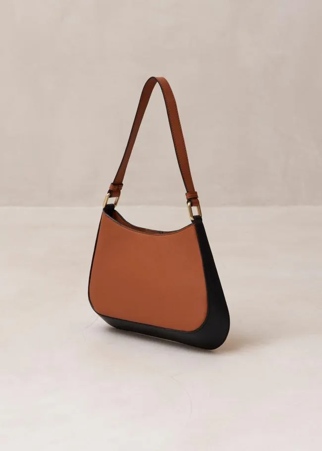 ALOHAS Bags The C Bicolor 8211 Black And Brown Leather Handbag 8211 Women