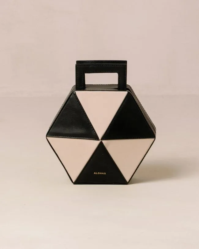 ALOHAS Bags The K 8211 Black And White Leather Handbag 8211 Women