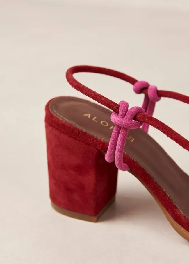 ALOHAS Heels Grace Bicolor Red Magenta 8211 Women