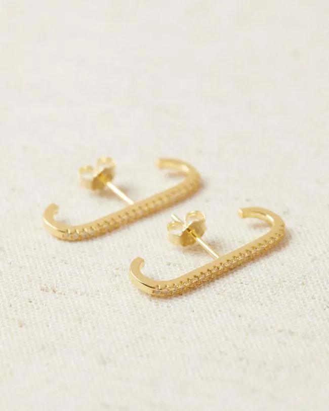 ALOHAS Jewelry Pysis 8211 Gold Crystal Earrings 8211 Women