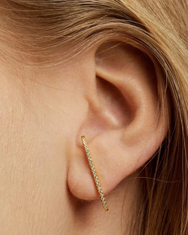 ALOHAS Jewelry Pysis 8211 Gold Crystal Earrings 8211 Women