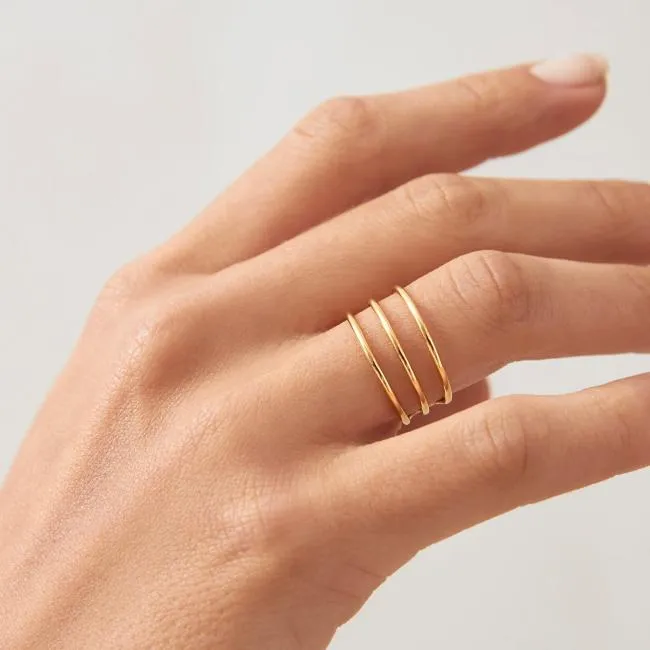 ALOHAS Jewelry Viking 8211 Gold Ring 8211 Women