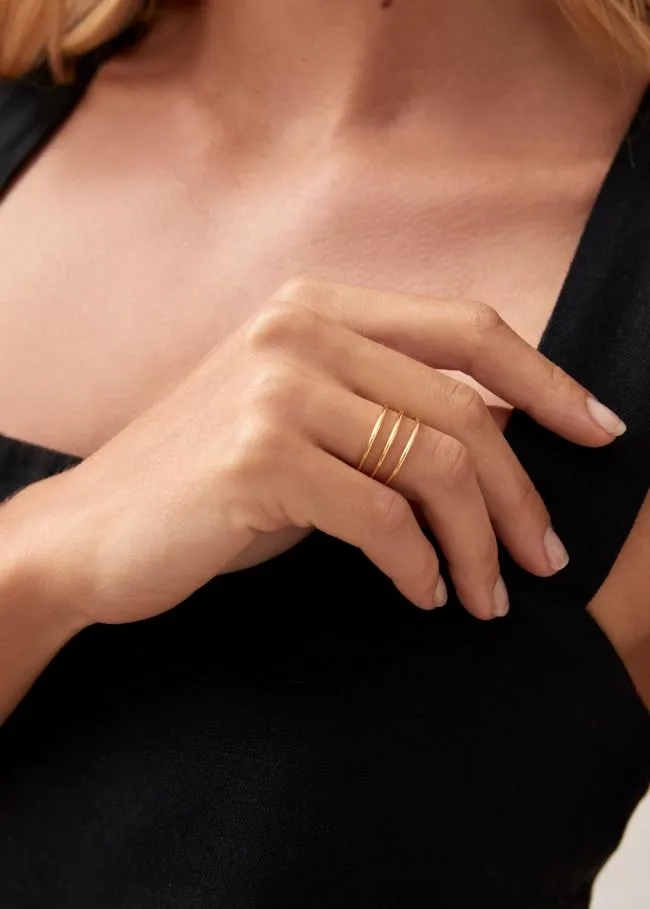 ALOHAS Jewelry Viking 8211 Gold Ring 8211 Women