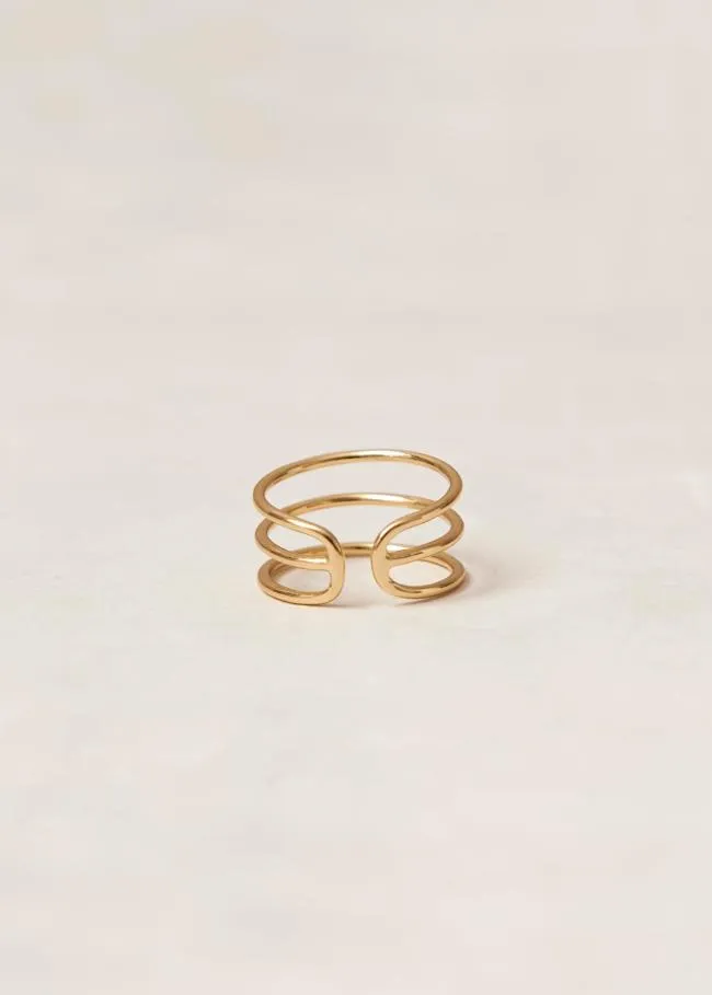 ALOHAS Jewelry Viking 8211 Gold Ring 8211 Women