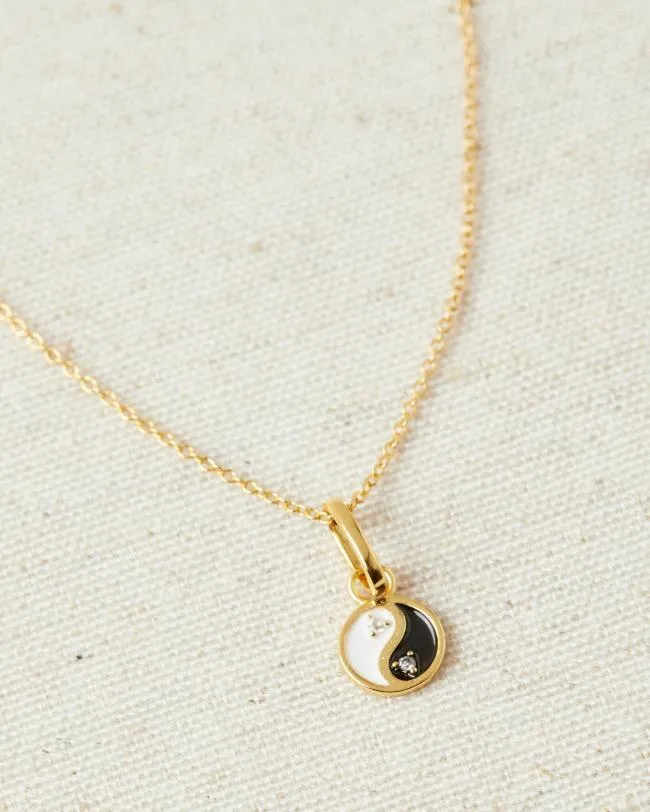 ALOHAS Jewelry Ying Yang 8211 Gold Necklace 8211 Women