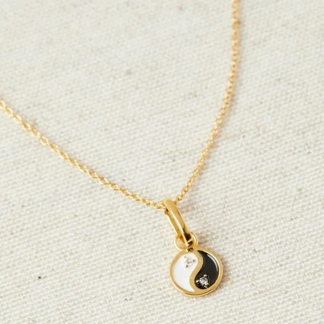 ALOHAS Jewelry Ying Yang 8211 Gold Necklace 8211 Women