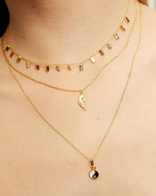 ALOHAS Jewelry Ying Yang 8211 Gold Necklace 8211 Women