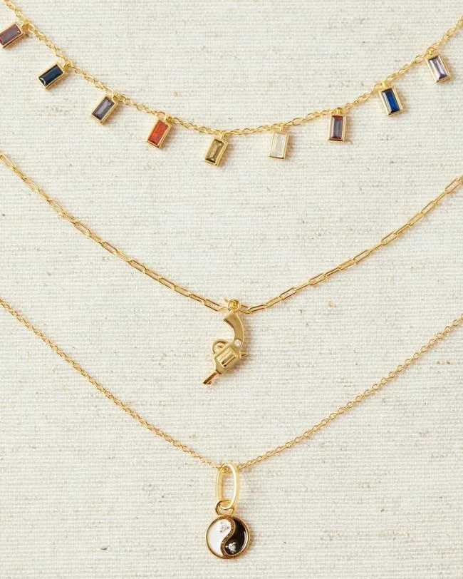 ALOHAS Jewelry Ying Yang 8211 Gold Necklace 8211 Women