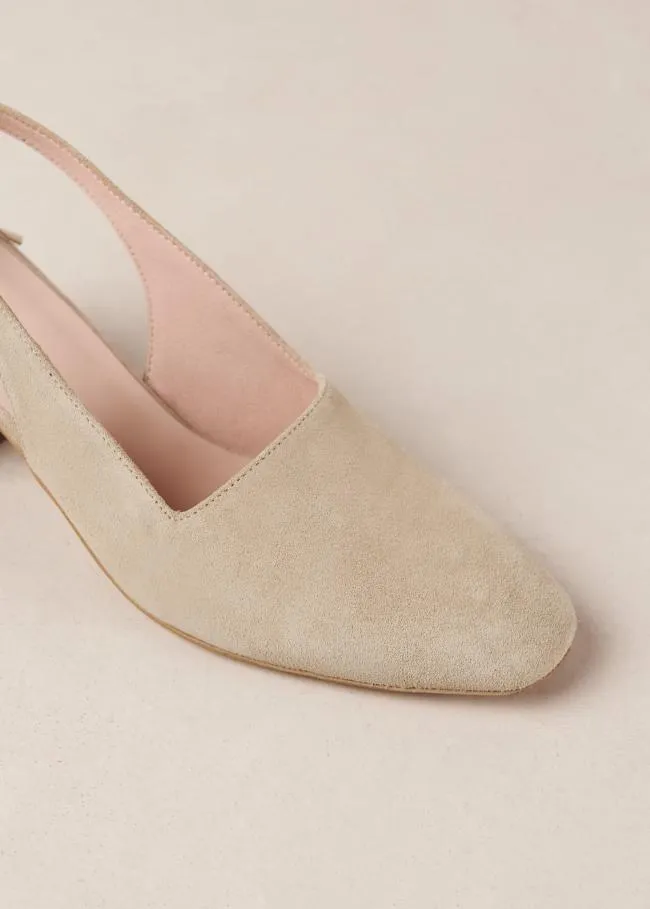 ALOHAS Mules Charlotte 8211 Beige Suede Pumps 8211 Women