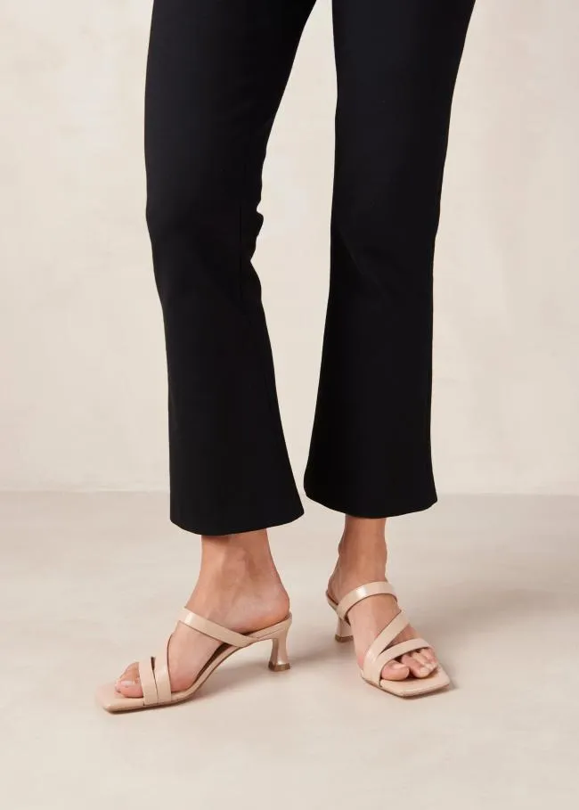 ALOHAS Mules Sonny 8211 Beige Vegan Leather Mules 8211 Women