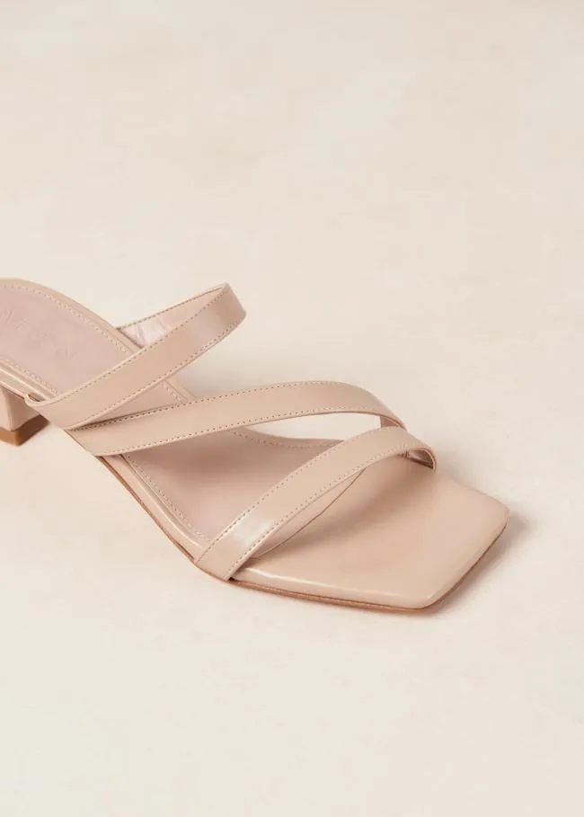 ALOHAS Mules Sonny 8211 Beige Vegan Leather Mules 8211 Women