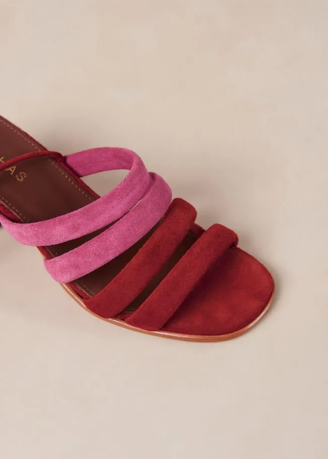 ALOHAS Sandals Letizia 8211 Multicolor Suede LaceUp Sandals 8211 Women
