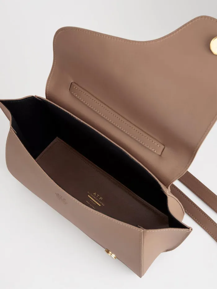 ATP Atelier Handbags Arezzo Hazelnut Leather Handbag Hazelnut 8211 Women
