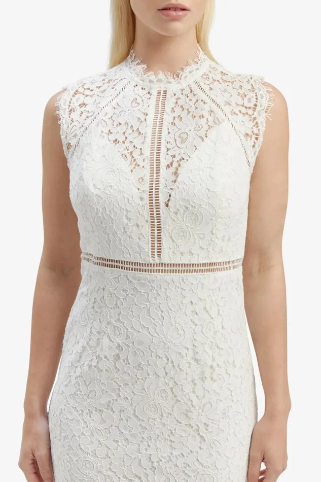 Bardot Occasion Dresses Lace Panel Dress In Orchid White 8211 Women Bardot Occasion Dresses Lace Panel Dress In Orchid White 8211 Women