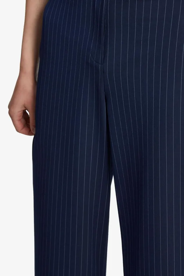 Bardot Pants Pin Stripe Wide Leg Pant In Navy Stripe 8211 Women Bardot Pants Pin Stripe Wide Leg Pant In Navy Stripe 8211 Women