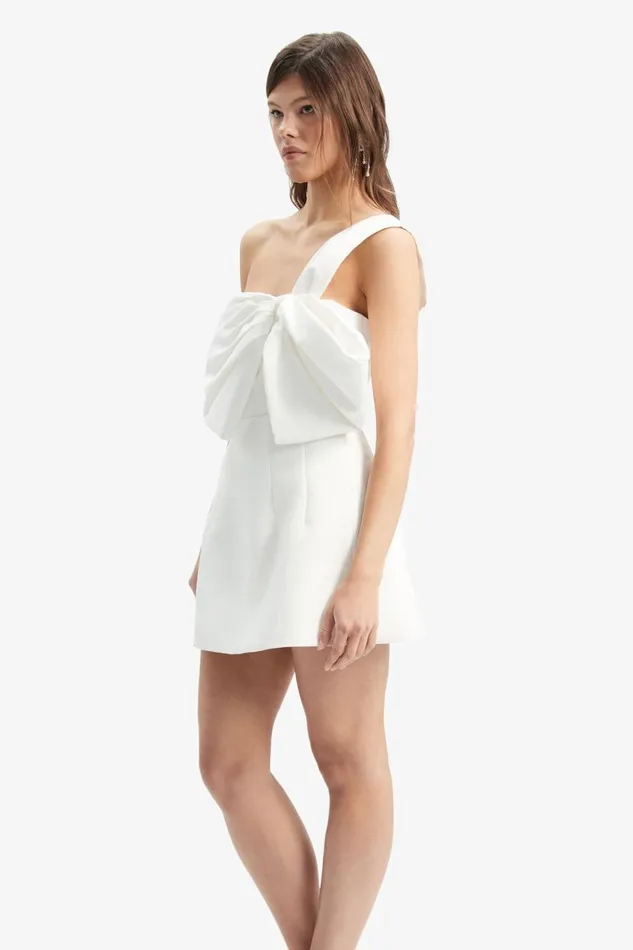 Bardot Party Dresses Bella Bow Mini Dress In Orchid Wht 8211 Women Bardot Party Dresses Bella Bow Mini Dress In Orchid Wht 8211 Women