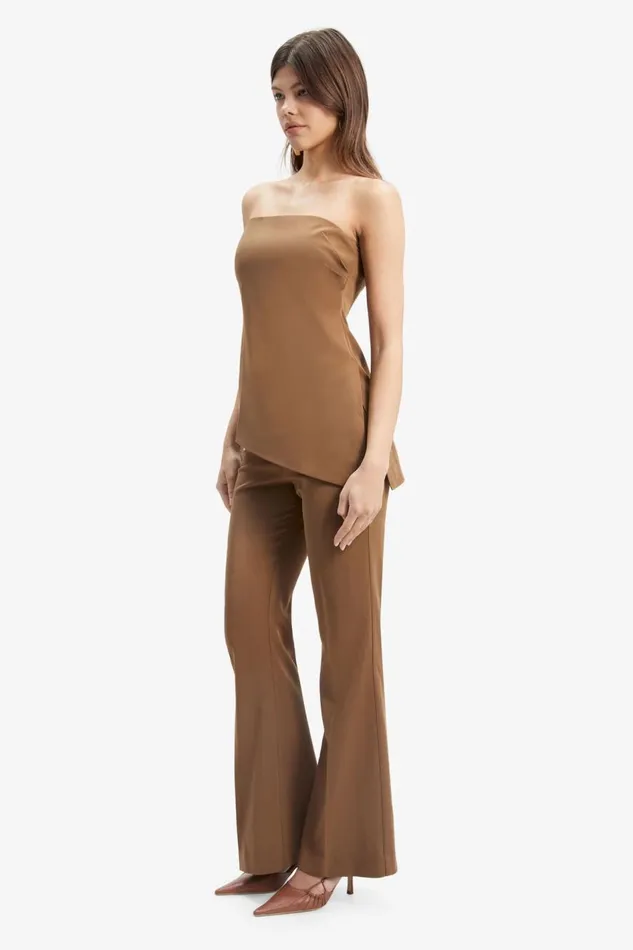 Bardot Party Tops Cosmos Strapless Top In Chocolate 8211 Women Bardot Party Tops Cosmos Strapless Top In Chocolate 8211 Women