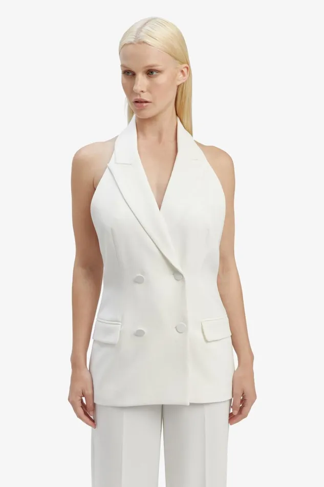 Bardot Party Tops Freya Longline Vest In Orchid White 8211 Women Bardot Party Tops Freya Longline Vest In Orchid White 8211 Women