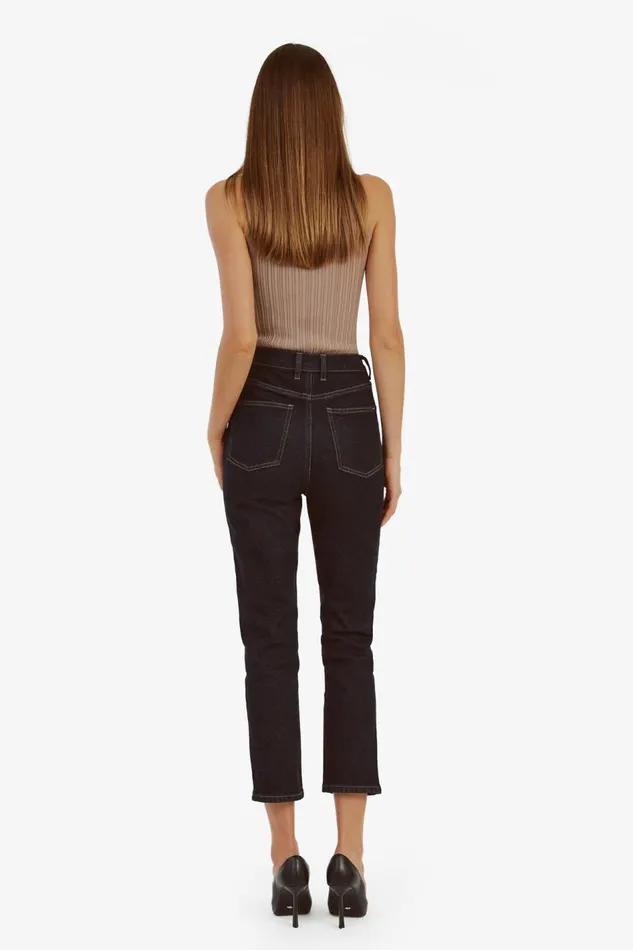 Bardot Straight Jean Heidi Straight Leg Jeans In Dark 8211 Women Bardot Straight Jean Heidi Straight Leg Jeans In Dark 8211 Women