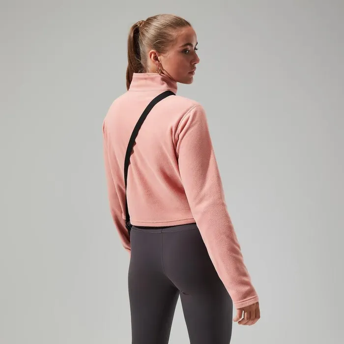 Berghaus Fleece Urban Prism Crop Half Zip 8211 Pink 8211 Women