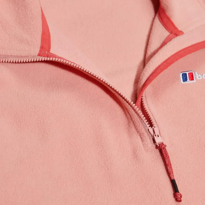 Berghaus Fleece Urban Prism Crop Half Zip 8211 Pink 8211 Women