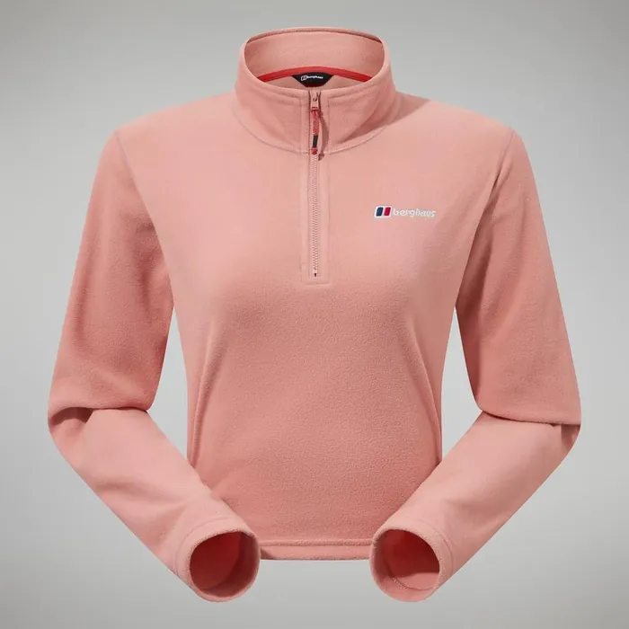 Berghaus Fleece Urban Prism Crop Half Zip 8211 Pink 8211 Women