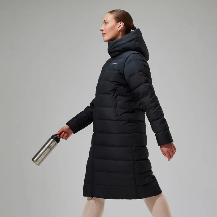 Berghaus Insulated Embo 4in1 Down Insulated Long Jacket 8211 Black 8211 Women
