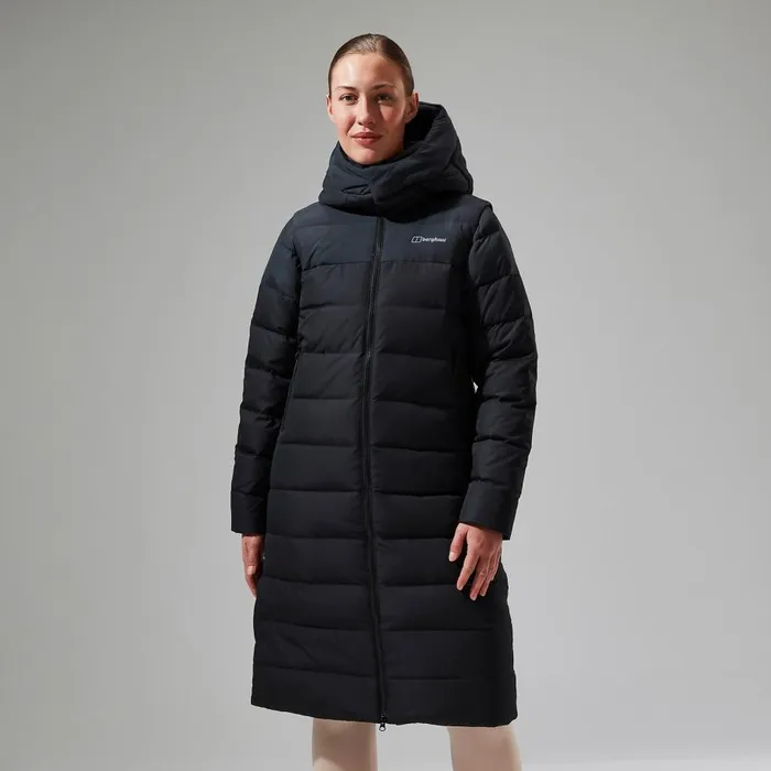 Berghaus Insulated Embo 4in1 Down Insulated Long Jacket 8211 Black 8211 Women