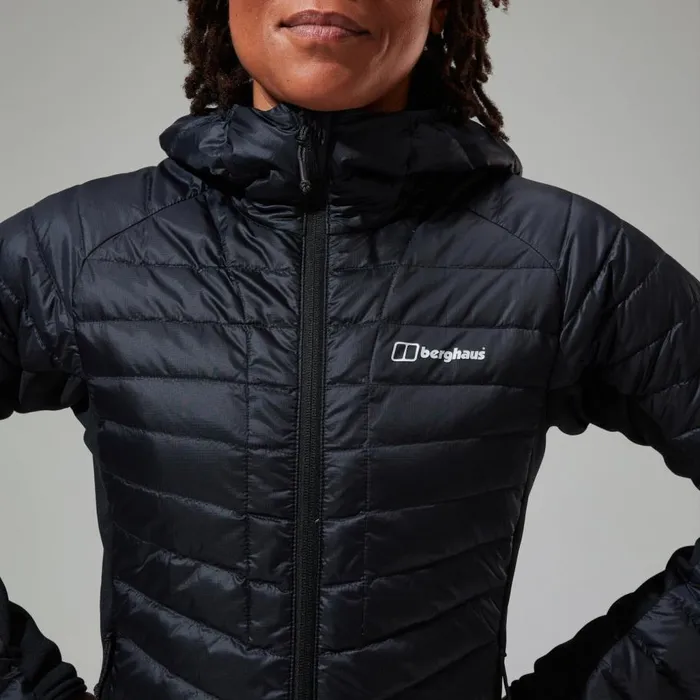 Berghaus Insulated Tephra 20 Hooded Insulated Jacket Black 8211 Women Berghaus Insulated Tephra 20 Hooded Insulated Jacket Black 8211 Women