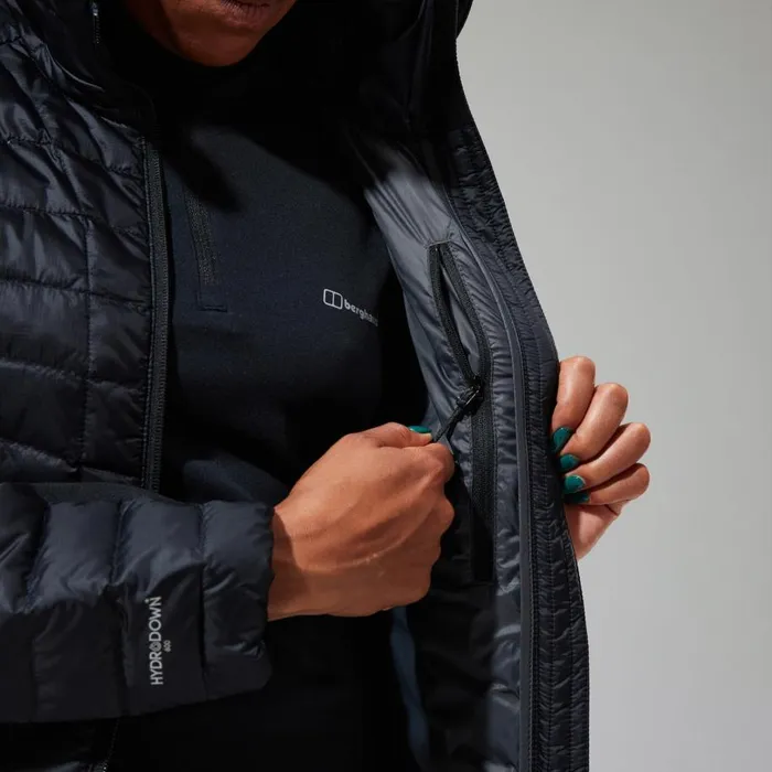 Berghaus Insulated Tephra 20 Hooded Insulated Jacket Black 8211 Women Berghaus Insulated Tephra 20 Hooded Insulated Jacket Black 8211 Women