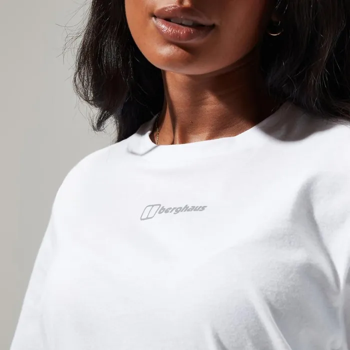 Berghaus TShirts Boyfriend Logo Short Sleeve Tee Pure White 8211 Women Berghaus TShirts Boyfriend Logo Short Sleeve Tee Pure White 8211 Women