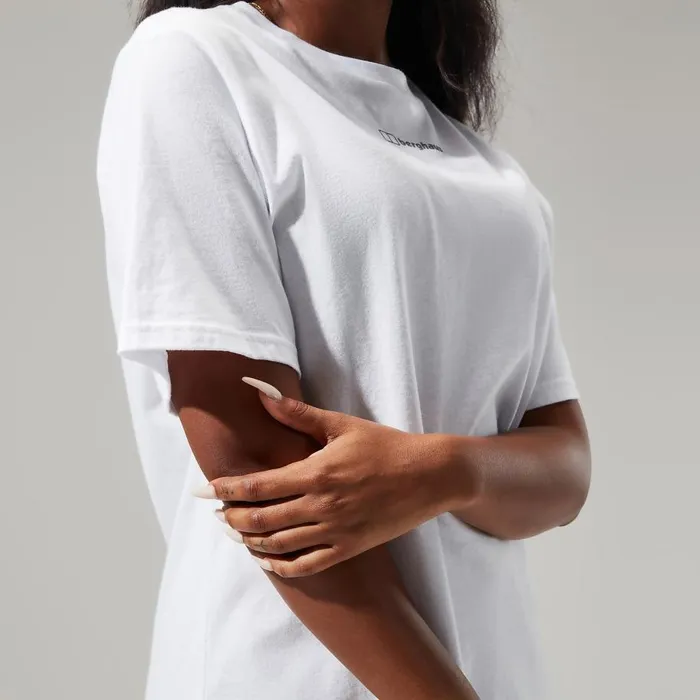 Berghaus TShirts Boyfriend Logo Short Sleeve Tee Pure White 8211 Women Berghaus TShirts Boyfriend Logo Short Sleeve Tee Pure White 8211 Women