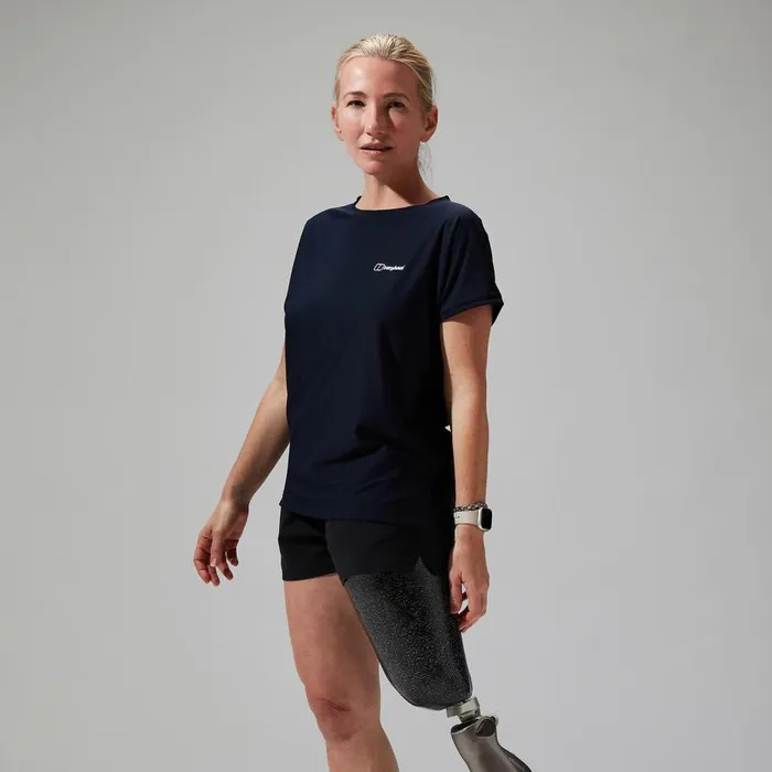 Berghaus TShirts Nesna Short Sleeve Baselayer 8211 Navy 8211 Women