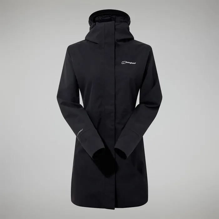 Berghaus Waterproof Omeara Long Jacket 8211 Black 8211 Women