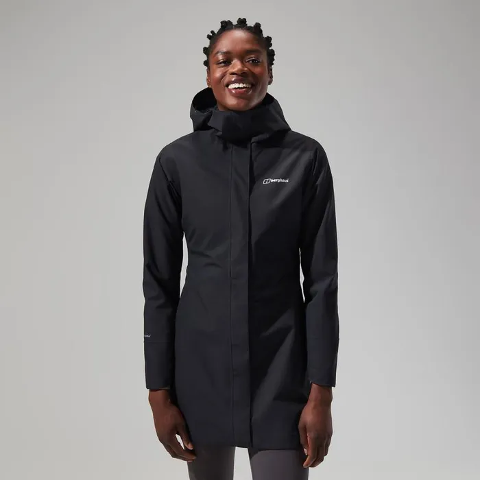 Berghaus Waterproof Omeara Long Jacket 8211 Black 8211 Women