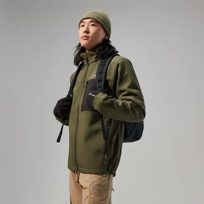 Berghaus Windproof Ghlas 20 Softshell Jacket 8211 Green 8211 Men Berghaus Windproof Ghlas 20 Softshell Jacket 8211 Green 8211 Men