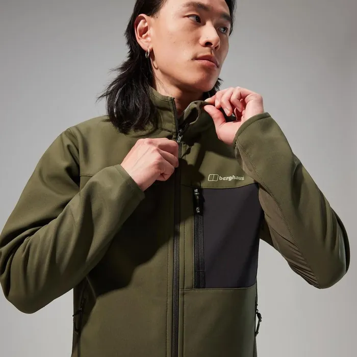 Berghaus Windproof Ghlas 20 Softshell Jacket 8211 Green 8211 Men Berghaus Windproof Ghlas 20 Softshell Jacket 8211 Green 8211 Men